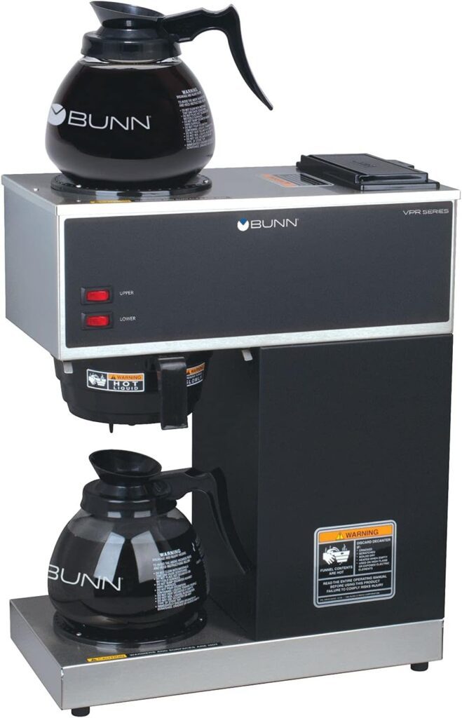 BUNN 33200.0015 VPR-2GD 12-Cup Pourover Commercial Coffee Brewer