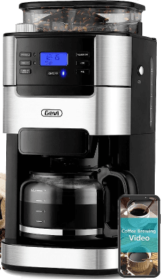 Gevi 10-Cup Coffee Maker with Grinder