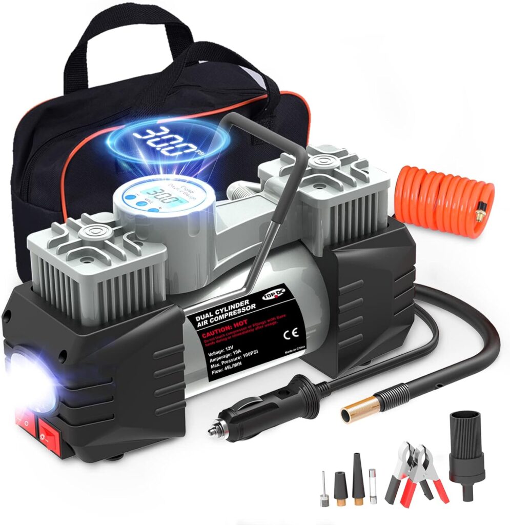 Air Compressor Tire Inflator Portable 