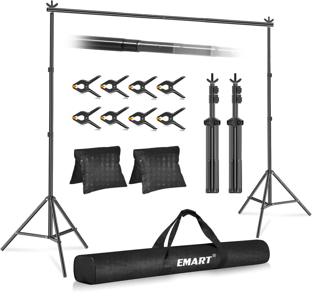 Emart Backdrop Stand 10x7ft(WxH)