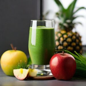 Wheatgrass_powder_clear_smoothie