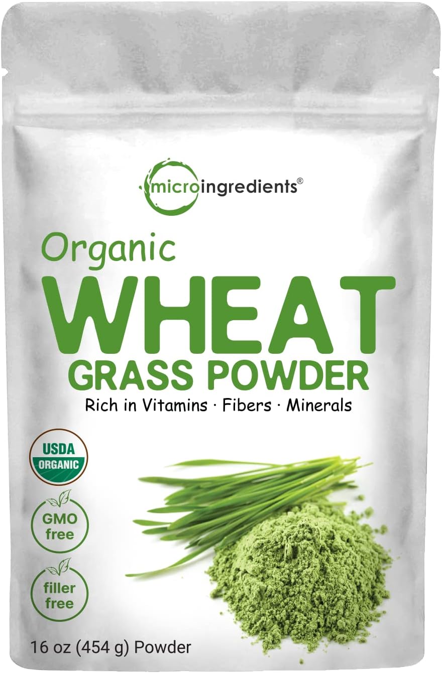 Micro Ingredients Sustainably US Grown, Organic Wheat Grass Powder
