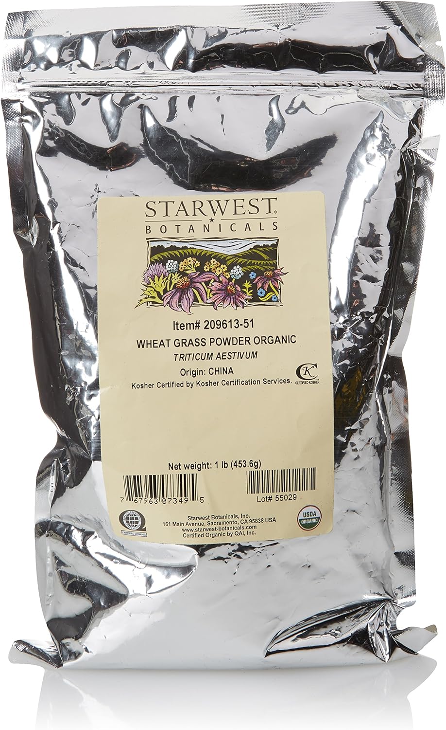 Starwest Organical Wheatgrass Powder