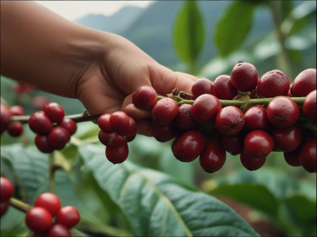 Coffee beans crop cultivation 